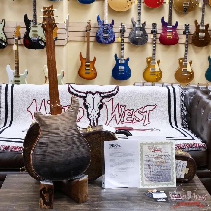 PRS Wild West Guitars 25th Anniversary Limited Run Wood Library Artist Package Hollowbody II Piezo Frostbite Fade (Private Stock Color) 5.40 LBS (US Only / No International Shipping) - Image 9
