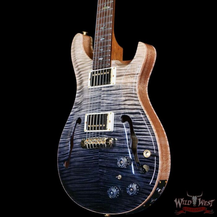 PRS Wild West Guitars 25th Anniversary Limited Run Wood Library Artist Package Hollowbody II Piezo Frostbite Fade (Private Stock Color) 5.40 LBS (US Only / No International Shipping) - Image 2