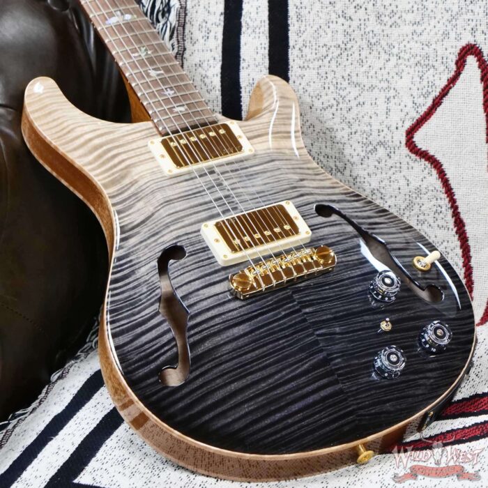 PRS Wild West Guitars 25th Anniversary Limited Run Wood Library Artist Package Hollowbody II Piezo Frostbite Fade (Private Stock Color) 5.40 LBS (US Only / No International Shipping) - Image 8