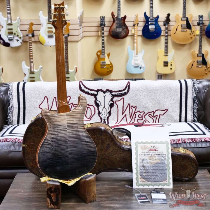 PRS Wild West Guitars 25th Anniversary Limited Run Wood Library Artist Package Hollowbody II Piezo Frostbite Fade (Private Stock Color) 5.40 LBS (US Only / No International Shipping) - Image 9