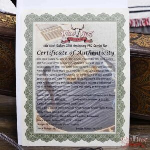 PRS Wild West Guitars 25th Anniversary Limited Run Wood Library Artist Package Hollowbody II Piezo Frostbite Fade (Private Stock Color) 5.40 LBS (US Only / No International Shipping) - Image 12
