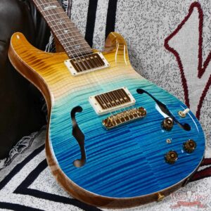 PRS Wild West Guitars 25th Anniversary Limited Run Wood Library Artist Package Hollowbody II Piezo Beach Fade (Private Stock Color) 5.90 LBS (US Only / No International Shipping) - Image 6