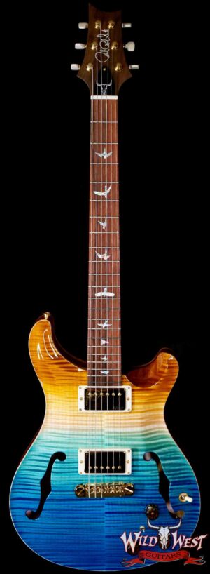 PRS Wild West Guitars 25th Anniversary Limited Run Wood Library Artist Package Hollowbody II Piezo Beach Fade (Private Stock Color) 5.90 LBS (US Only / No International Shipping)