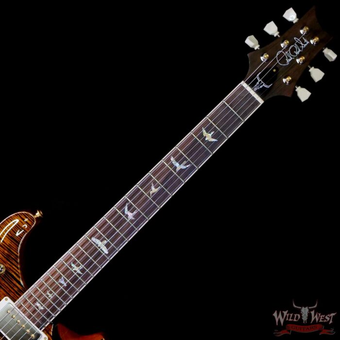 PRS Wild West Guitars 25th Anniversary Limited Run Wood Library Artist Package McCarty 594 Semi-Hollow Tiger Eye (Private Stock Color) 7.25 BBS (US Only / No International Shipping) - Image 4
