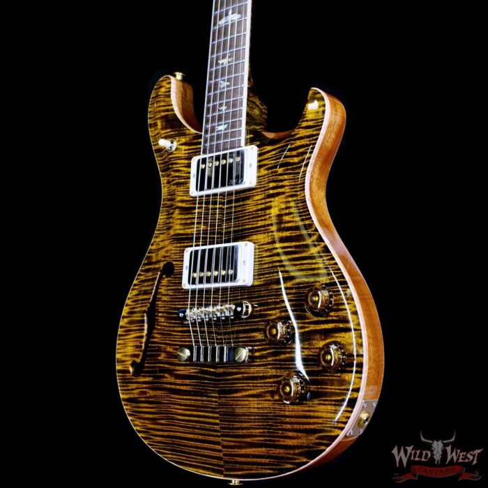 PRS Wild West Guitars 25th Anniversary Limited Run Wood Library Artist Package McCarty 594 Semi-Hollow Tiger Eye (Private Stock Color) 7.30 BBS (US Only / No International Shipping) - Image 2