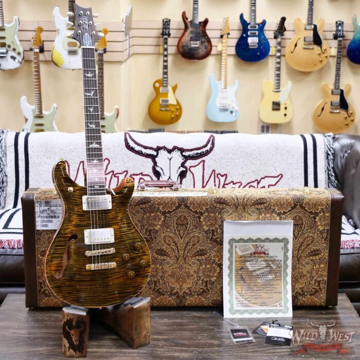 PRS Wild West Guitars 25th Anniversary Limited Run Wood Library Artist Package McCarty 594 Semi-Hollow Tiger Eye (Private Stock Color) 7.30 BBS (US Only / No International Shipping) - Image 6