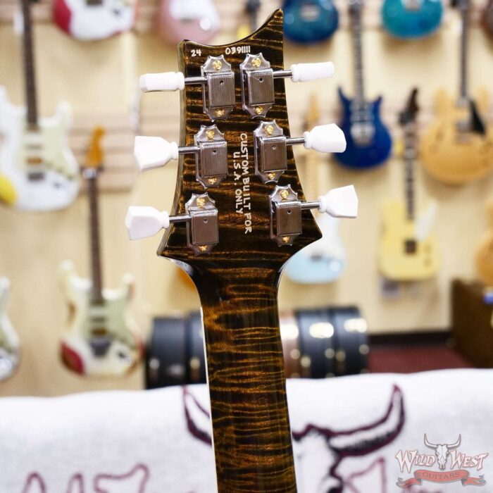 PRS Wild West Guitars 25th Anniversary Limited Run Wood Library Artist Package McCarty 594 Semi-Hollow Tiger Eye (Private Stock Color) 7.30 BBS (US Only / No International Shipping) - Image 10