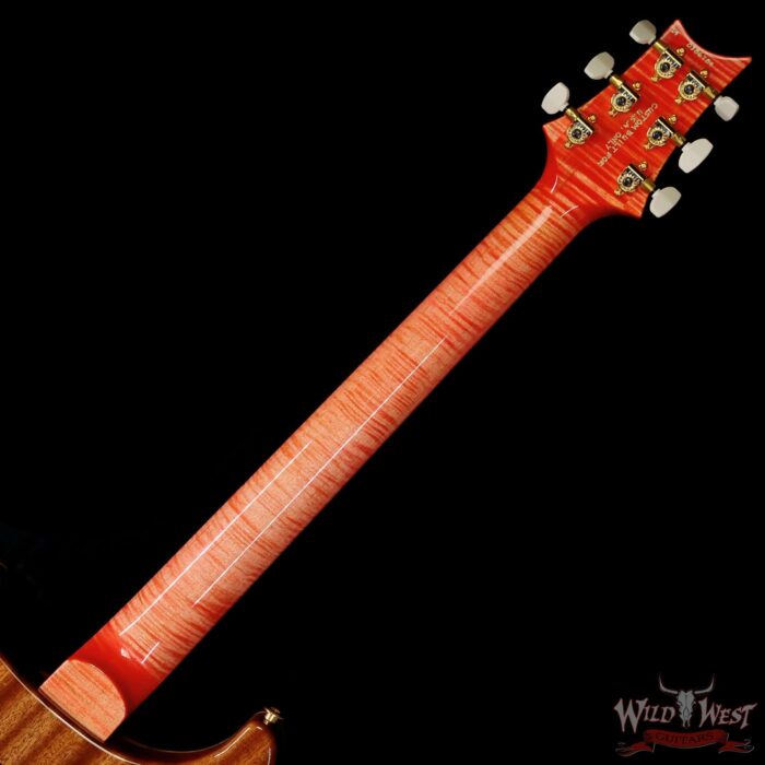 PRS Wild West Guitars 25th Anniversary Limited Run Wood Library Artist Package Custom 24 Piezo Salmon (Private Stock Color) 8.40 LBS (US Only / No International Shipping) - Image 5