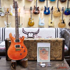 PRS Wild West Guitars 25th Anniversary Limited Run Wood Library Artist Package Custom 24 Piezo Salmon (Private Stock Color) 8.40 LBS (US Only / No International Shipping) - Image 6