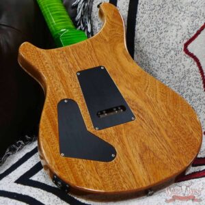 Paul Reed Smith PRS Wood Library 10 Top Custom 24 Floyd Rose Ebony Fingerboard Stained Flame Maple Neck Eriza Verde - Image 11
