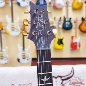 Paul Reed Smith PRS Core 10 Top Special Run Custom 24 Quilt Maple Top Korina Neck East Indian Rosewood Board Violet Blue Burst - Image 7