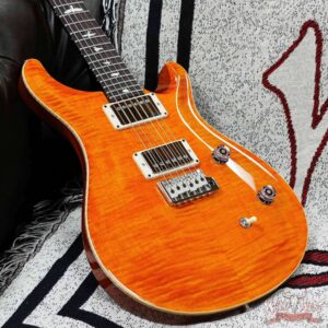 Paul Reed Smith PRS Wild West Guitars Special Run CE 24 Painted Black Neck 57/08 Pickups Orange 7.55 LBS - Image 6