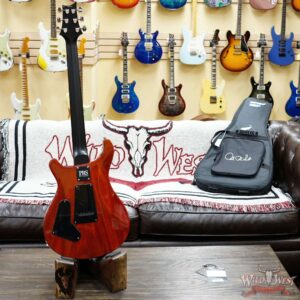 Paul Reed Smith PRS Wild West Guitars Special Run CE 24 Painted Black Neck 57/08 Pickups Orange 7.55 LBS - Image 7