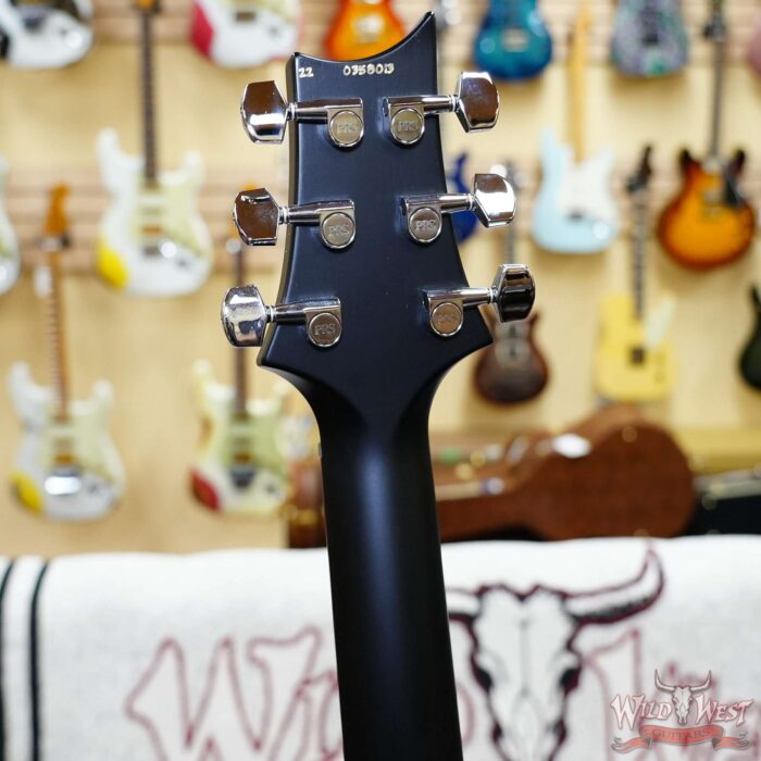 Paul Reed Smith PRS Wild West Guitars Special Run CE 24 Painted Black Neck 57/08 Pickups Orange 7.55 LBS - Image 8