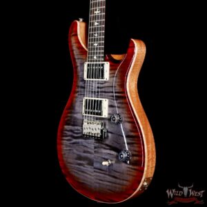 Paul Reed Smith PRS Wild West Guitars Special Run CE 24 Painted Black Neck 57/08 Covered Pickups Faded Grey Black Cherry Burst 7.60 LBS - Image 3