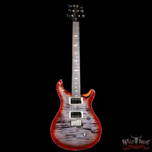 Paul Reed Smith PRS Wild West Guitars Special Run CE 24 Painted Black Neck 57/08 Covered Pickups Faded Grey Black Cherry Burst 7.60 LBS - Image 2