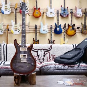 Paul Reed Smith PRS Wild West Guitars Special Run CE 24 Painted Black Neck 57/08 Covered Pickups Faded Grey Black Cherry Burst 7.60 LBS - Image 5