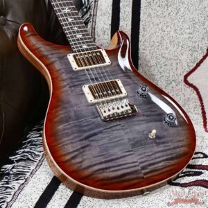 Paul Reed Smith PRS Wild West Guitars Special Run CE 24 Painted Black Neck 57/08 Covered Pickups Faded Grey Black Cherry Burst 7.60 LBS - Image 6
