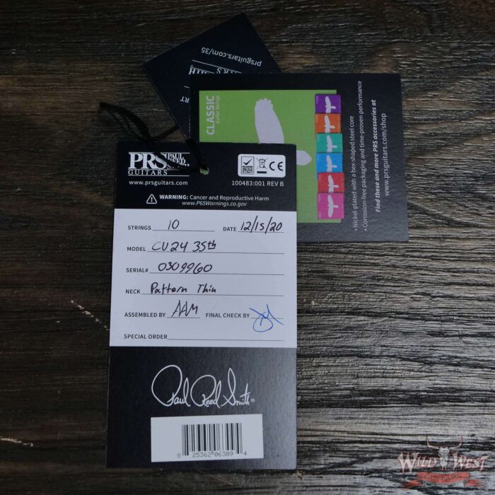 Paul Reed Smith PRS Core 35th Anniversary Custom 24 River Blue - Image 12