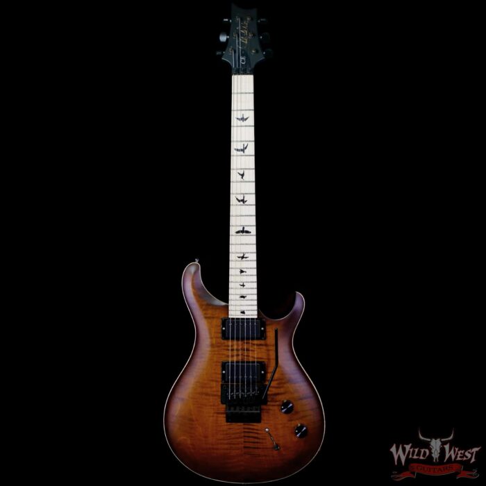 Paul Reed Smith PRS Bolt-On Series Dustie Waring Signature CE 24 Floyd Rose FR Maple Board Burnt Amber Smokeburst 7.45 LBS - Image 3