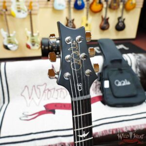 Paul Reed Smith PRS Wild West Guitars Special Run CE 24 Painted Black Neck 57/08 Covered Pickups Faded Grey Black Blue Burst 7.45 LBS - Image 7