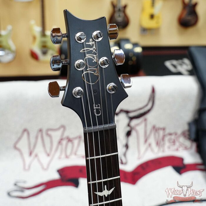 Paul Reed Smith PRS Wild West Guitars Special Run CE 24 Painted Black Neck 57/08 Covered Pickups Eriza Verde 7.95 LBS - Image 6