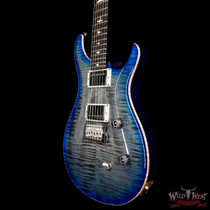 Paul Reed Smith PRS Wild West Guitars Special Run CE 24 Painted Black Neck 57/08 Covered Pickups Faded Grey Black Blue Burst 7.60 LBS - Image 2