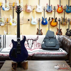 Paul Reed Smith PRS Wild West Guitars Special Run CE 24 Painted Black Neck 57/08 Covered Pickups Faded Grey Black Blue Burst 7.60 LBS - Image 9