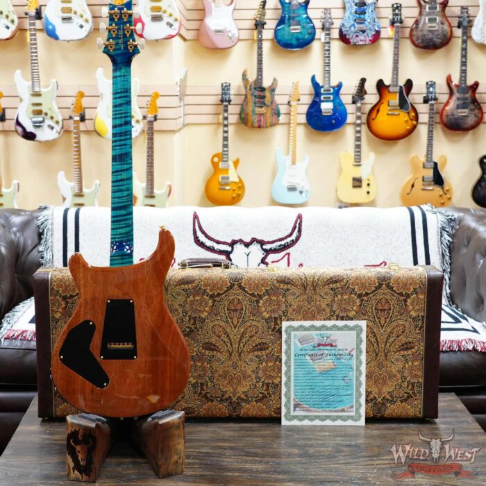 PRS Wild West Guitars 25th Anniversary Limited Run Wood Library Artist Package Custom 24 Piezo Laguna (Private Stock Color) 8.40 LBS (US Only / No International Shipping) - Image 9