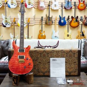 PRS Wild West Guitars 25th Anniversary Limited Run Wood Library Artist Package Custom 24 Piezo Salmon (Private Stock Color) 8.05 LBS (US Only / No International Shipping) - Image 6