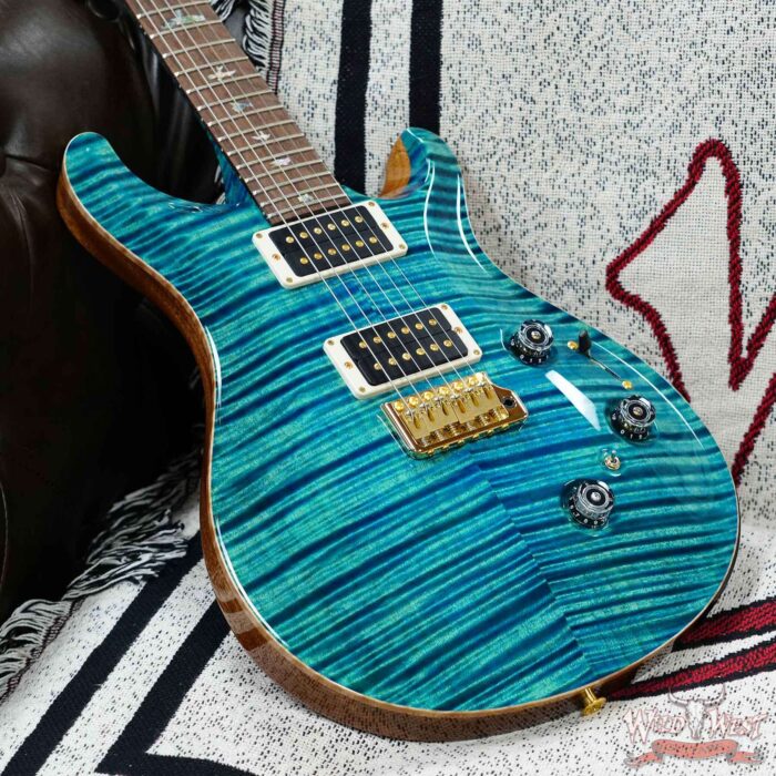 PRS Wild West Guitars 25th Anniversary Limited Run Wood Library Artist Package Custom 24 Piezo Laguna (Private Stock Color) 8.25 LBS (US Only / No International Shipping) - Image 7