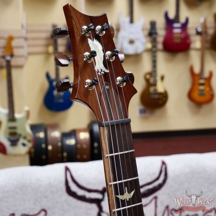 Paul Reed Smith PRS Private Stock #11318 Custom 24 Spalted Maple Top Natural with Dark Cherry Glow 7.65 LBS - Image 7