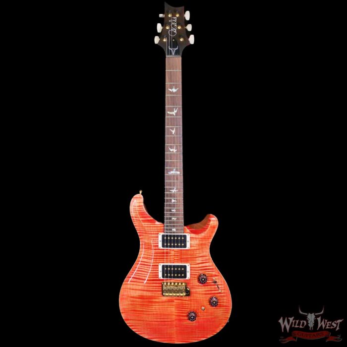 PRS Wild West Guitars 25th Anniversary Limited Run Wood Library Artist Package Custom 24 Piezo Salmon (Private Stock Color) 8.20 LBS (US Only / No International Shipping) - Image 3