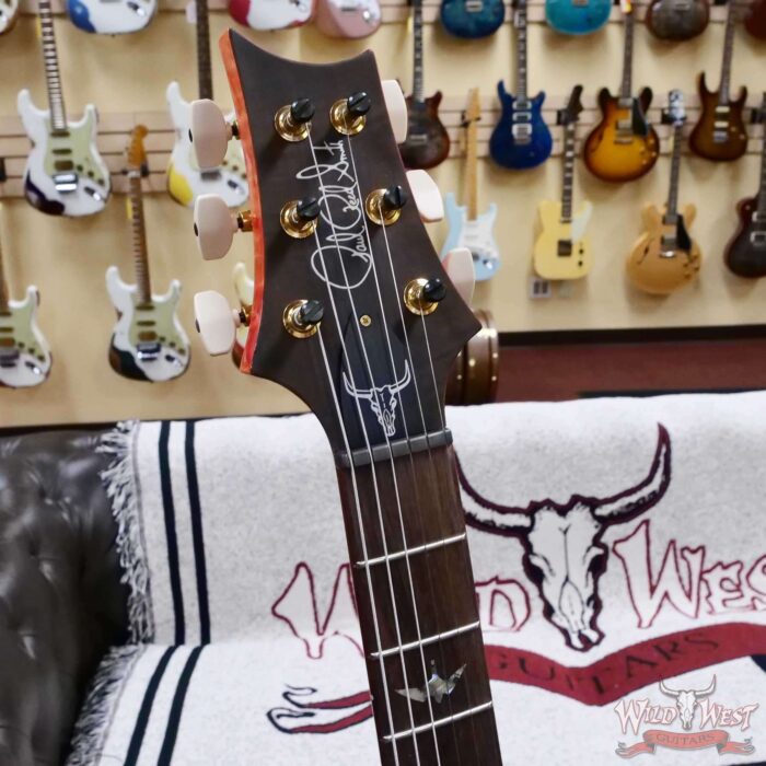 PRS Wild West Guitars 25th Anniversary Limited Run Wood Library Artist Package Custom 24 Piezo Salmon (Private Stock Color) 8.20 LBS (US Only / No International Shipping) - Image 7