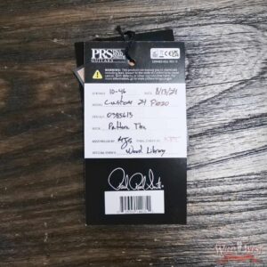 PRS Wild West Guitars 25th Anniversary Limited Run Wood Library Artist Package Custom 24 Piezo Salmon (Private Stock Color) 8.20 LBS (US Only / No International Shipping) - Image 12