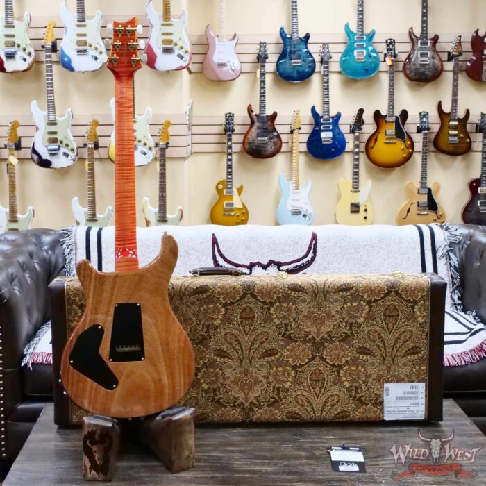 PRS Wild West Guitars 25th Anniversary Limited Run Wood Library Artist Package Custom 24 Piezo Salmon (Private Stock Color) 8.20 LBS (US Only / No International Shipping) - Image 10