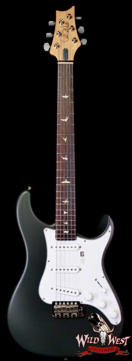 Paul Reed Smith PRS John Mayer Signature Model Silver Sky Rosewood Fingerboard Faded Black Tee Satin (2024 NEW COLOR) 7.30 LBS