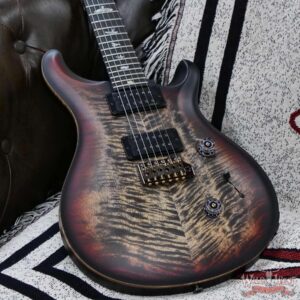 Paul Reed Smith PRS 40th Anniversary Custom 24 Satin Limited Edition Charcoal Tri-Color Burst 7.55 lbs - Image 7