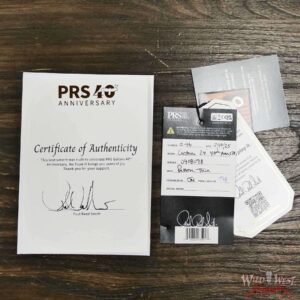 Paul Reed Smith PRS 40th Anniversary Custom 24 Satin Limited Edition Charcoal Tri-Color Burst 7.55 lbs - Image 11