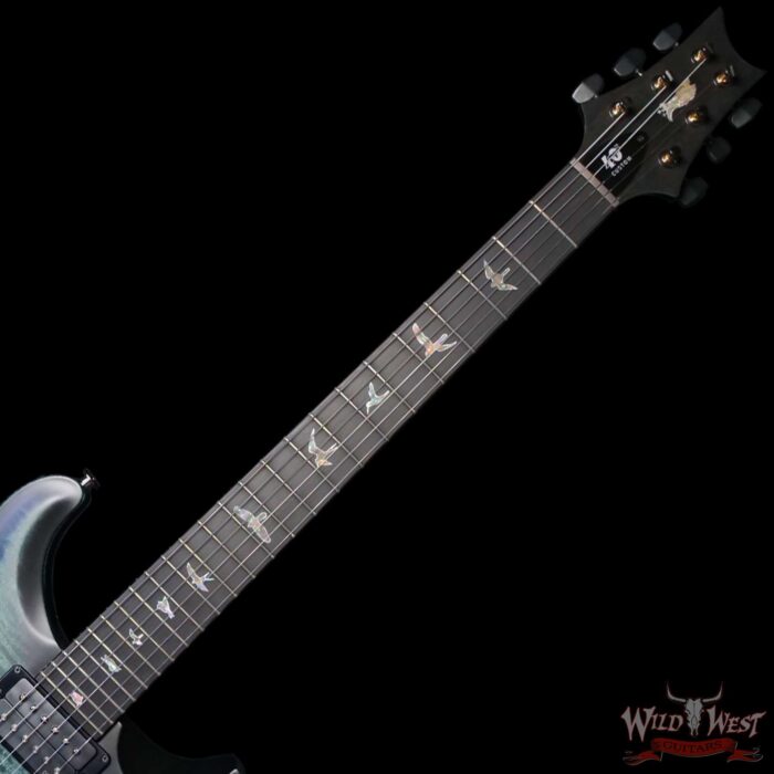 Paul Reed Smith PRS 40th Anniversary Custom 24 Satin Limited Edition Cobalt Smokeburst (Stained Binding) 7.60 lbs - Image 4