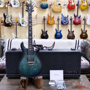 Paul Reed Smith PRS 40th Anniversary Custom 24 Satin Limited Edition Cobalt Smokeburst (Stained Binding) 7.60 lbs - Image 5