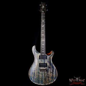 Paul Reed Smith PRS 40th Anniversary Custom 24 Satin Limited Edition Faded Whale Blue (Natural Back) 7.20 lbs - Image 3