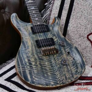 Paul Reed Smith PRS 40th Anniversary Custom 24 Satin Limited Edition Faded Whale Blue (Natural Back) 7.20 lbs - Image 8