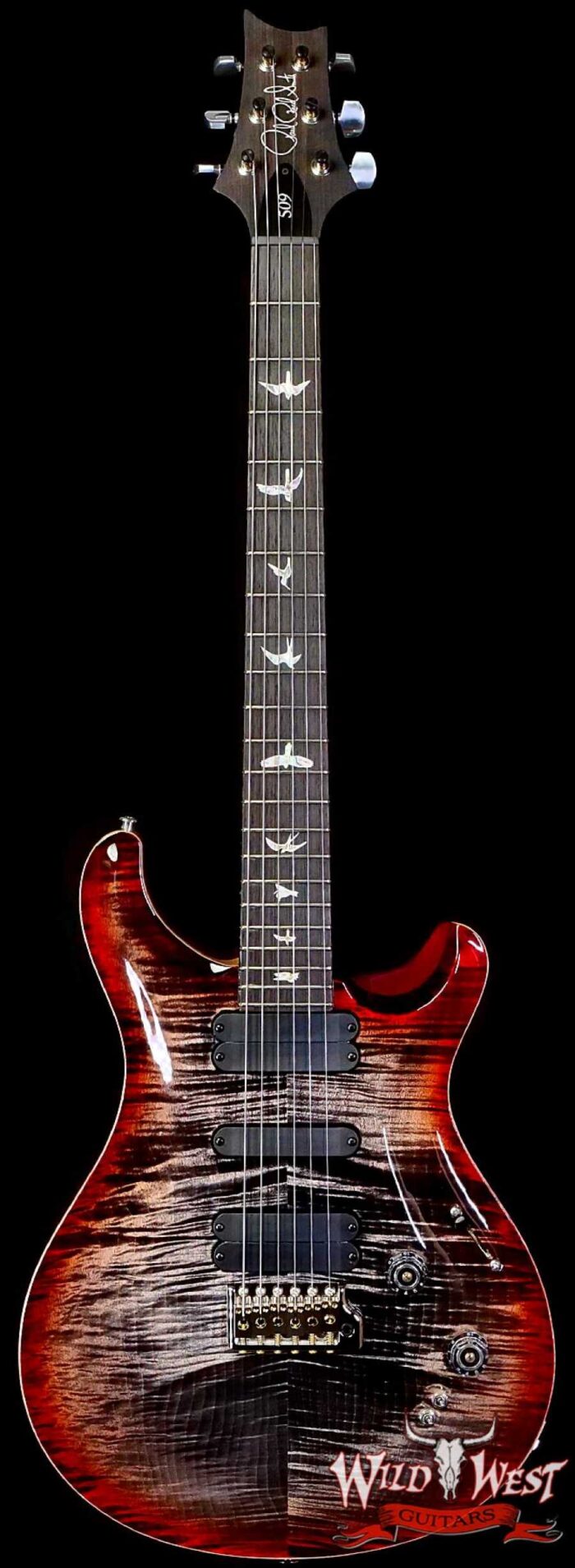 Paul Reed Smith PRS Core Series 509 Rosewood Fingerboard Charcoal Cherry Burst 8.10 LBS - Image 1