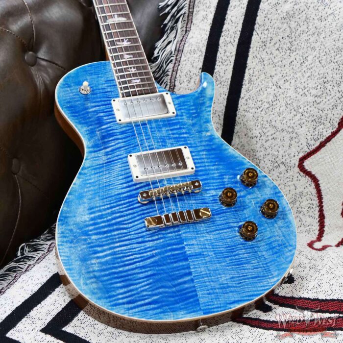 Paul Reed Smith PRS 2025 40th Anniversary McCarty SC56 Limited Edition Singlecut 594 Faded Blue Jean 7.95 lbs - Image 8