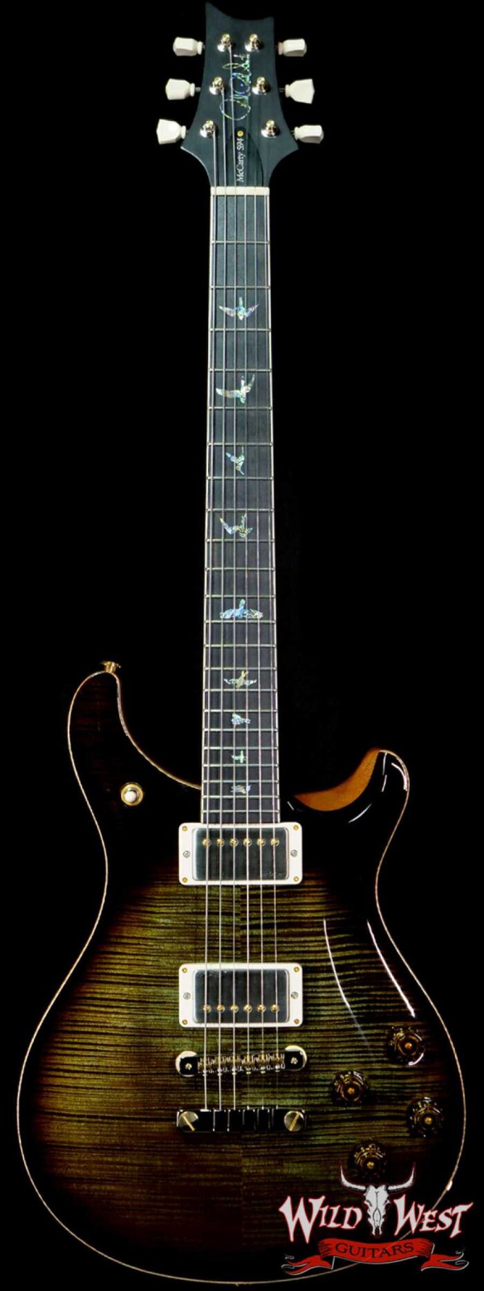 Paul Reed Smith PRS Core McCarty 594 Artist Package Ebony Board Rosewood Neck Mash Green Tobacco Burst - Image 1