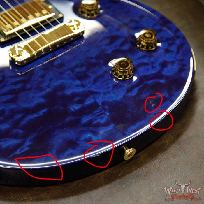 2007 PRS 20th Anniversary Artist Package Quilt Top Custom 22 Brazilian Rosewood Fingerboard Royal Blue - Image 13