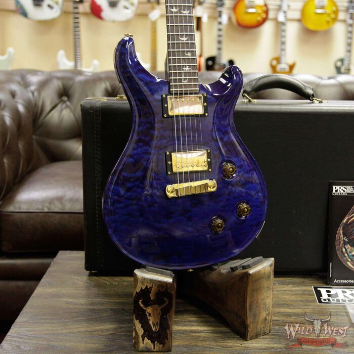 2007 PRS 20th Anniversary Artist Package Quilt Top Custom 22 Brazilian Rosewood Fingerboard Royal Blue - Image 9