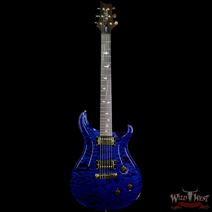2007 PRS 20th Anniversary Artist Package Quilt Top Custom 22 Brazilian Rosewood Fingerboard Royal Blue - Image 4