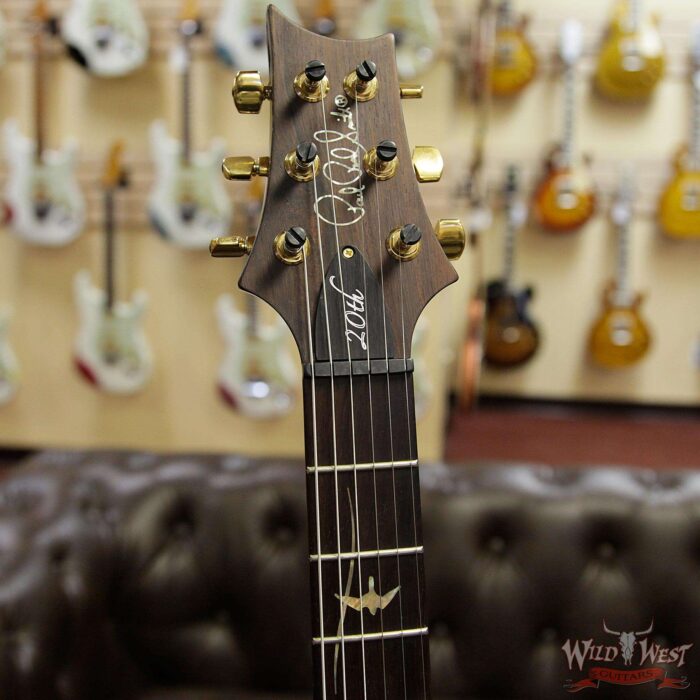 2007 PRS 20th Anniversary Artist Package Quilt Top Custom 22 Brazilian Rosewood Fingerboard Royal Blue - Image 8